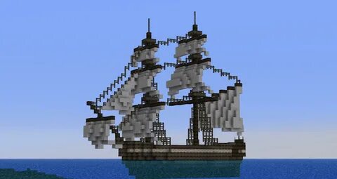 Minecraft карта корабль