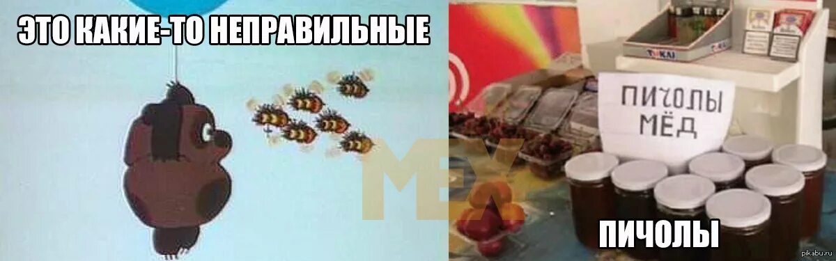 Медятина мем. Смешной мёд. Неправильные пчелы