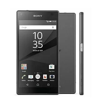 Черный телефон sony