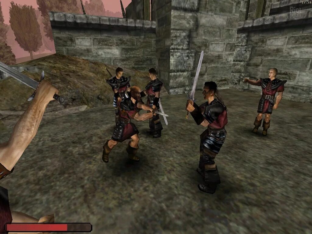 Готика 1 Скриншоты. Gothic 1 2001. Готика 1 screenshots. Ополчение Хориниса Gothic 1.