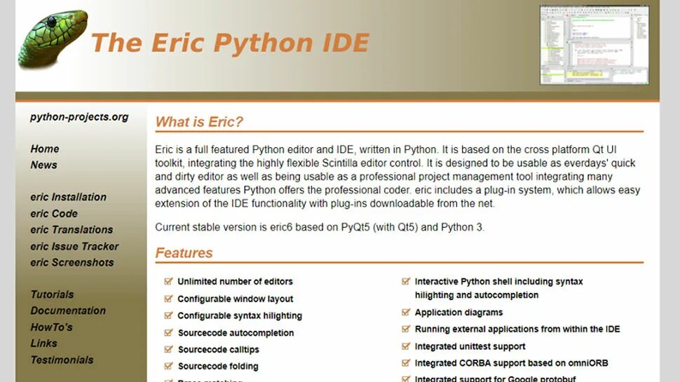 Python features. Eric Python. Eric Python ide. Eric для Пайтон. Eric Python ide картинки.