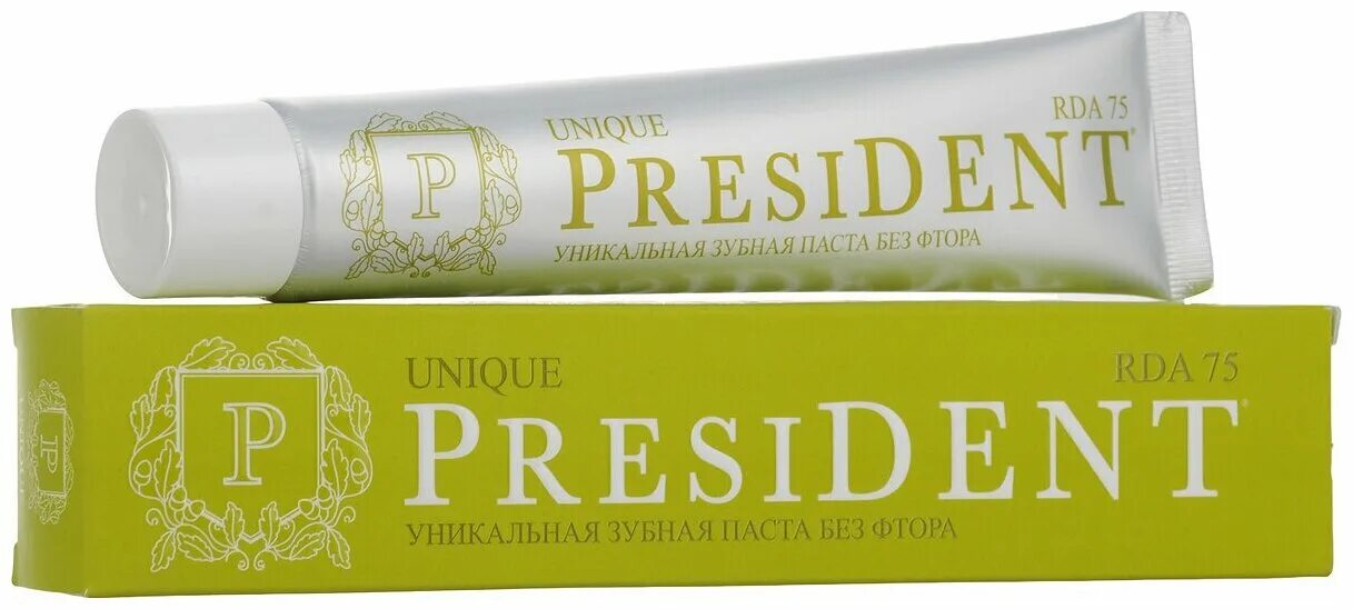 Зуб паста без фтора. Зубная паста без фтора President unique. Зубная паста President с фтором. President Profi зубная паста Renome 50 мл.