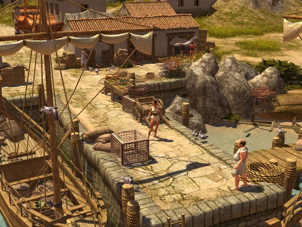 Игры квест стратегии. Титан квест игра. Titan Quest города. Titan Quest Скриншоты. Игра на ПК Titan Quest.