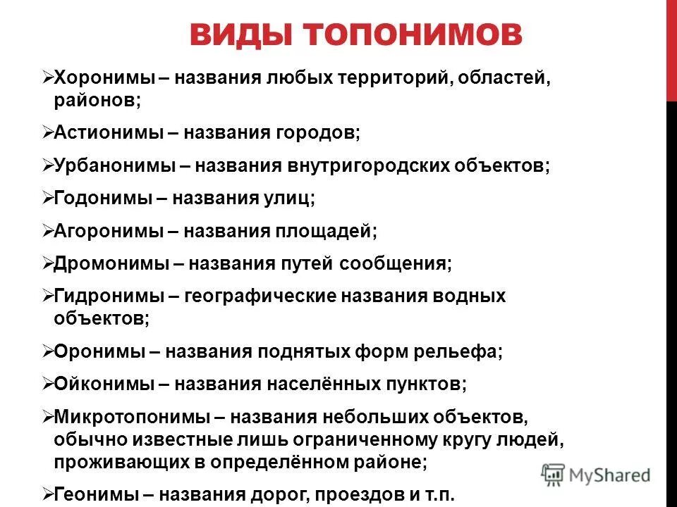 Объясните пос. Типы топонимов. Виды топонимики. Топонимика примеры. Топонимика и ее виды.