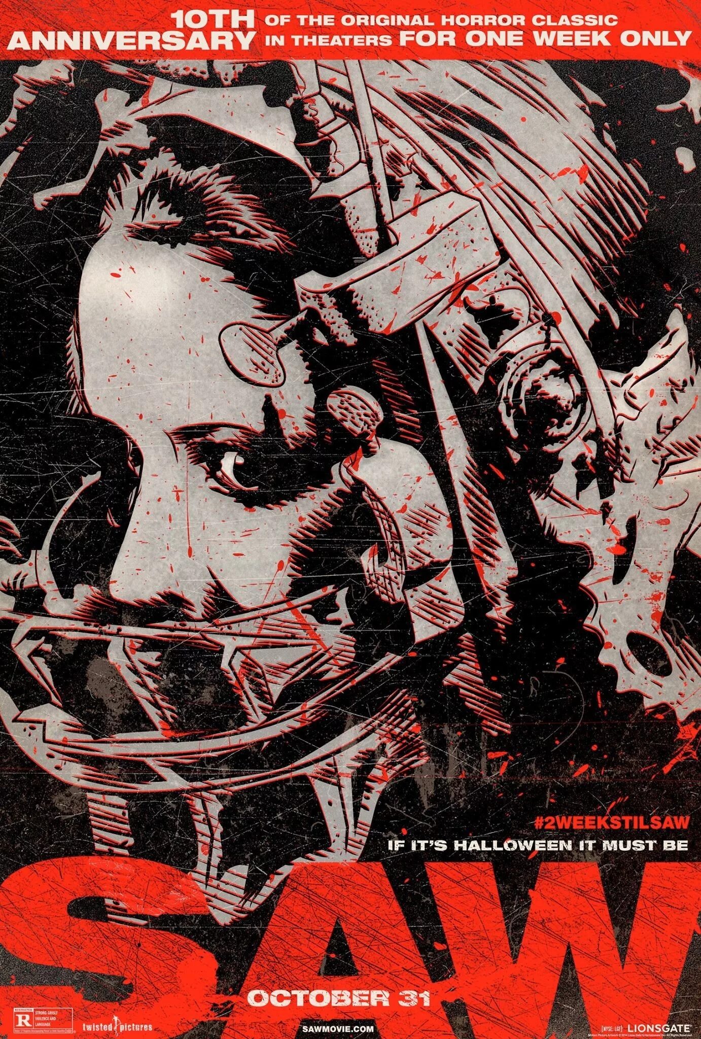 Пила аннотация. Пила - игра на выживание - saw [2004] poster. пила 2 игра на выживание постер.