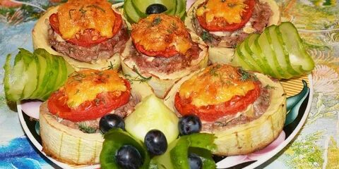 Мясные блюда из кабачков