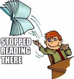 Stop the to read