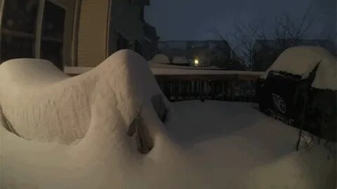 Snow fell