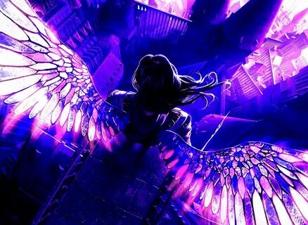 Purple angel