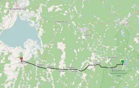 Маршрут великий новгород старая русса
