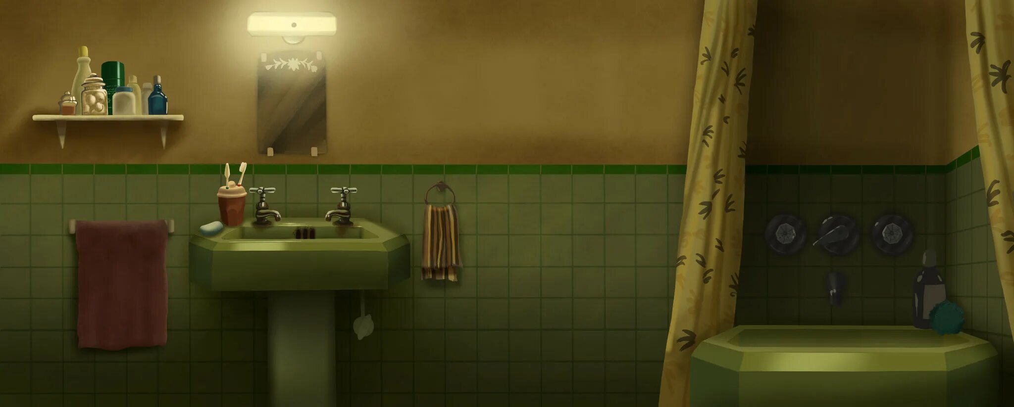 Squid game Bathroom Scene. Viva Project Bath Scene.