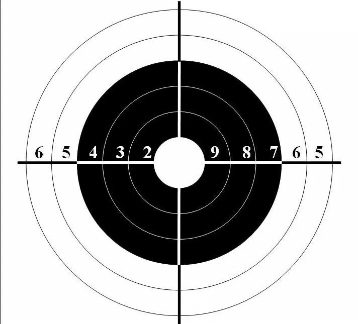 Мишень для карабина распечатать а4