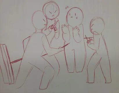Нарисовать рисунок человек в группе