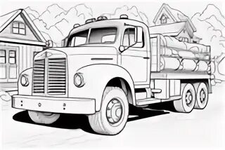 Fire Truck Coloring books for kids 6 years old: 8 coloring pages 2024 Раскраски 