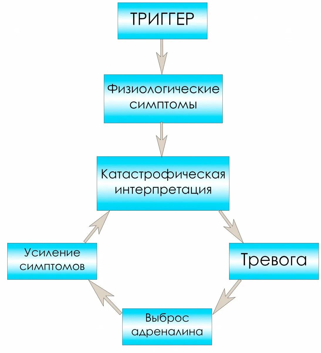 Паническая атака схема. Схема панической атаки. Цикл панической атаки. Паническая атака патогенез. Механизм панической атаки.