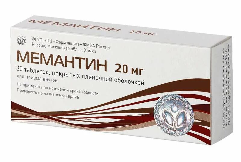 Мемантин как долго принимать. Мемантин 20 фармзащита. акатинол мемантин 20 мг. мемантин таблетки 10 мг 90 шт..