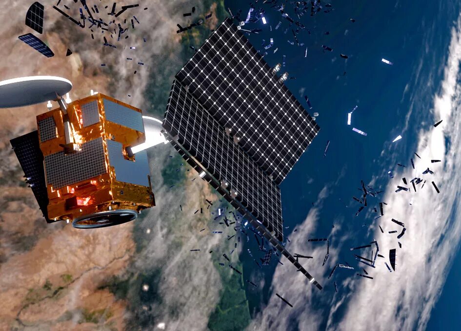 проблема со спутниками. загрязнение космоса. мусор в космосе. мусор в космосе. космический мусор.