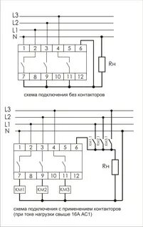 Переключатель фаз схема подключения