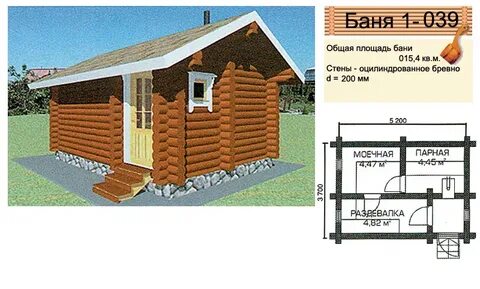Найдите площадь строящейся бани