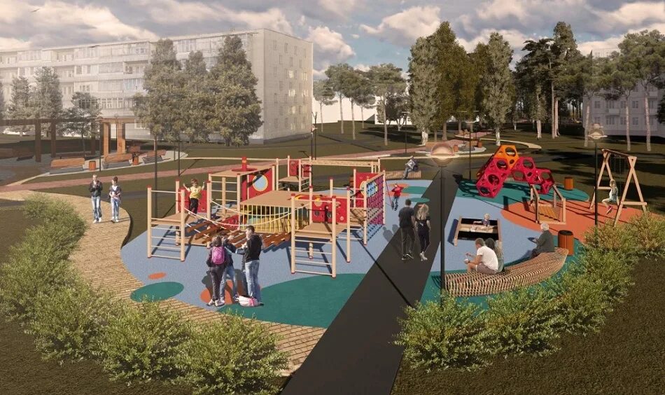 Благоустройство городская среда 2024. Проект набережной город ирбит. Юбилейный заречный. Благоустройство общественных территорий. Городская среда рисунок.