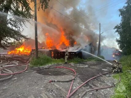 Пожар в архангельске сегодня