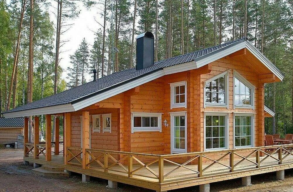 Финский дом кайгас с террасой. Каркасно панельный дом. Финская технология строительства. Одноэтажный финский каркасник. Финский щитовой дом.