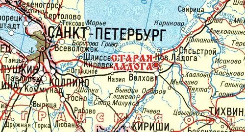 Где находится волхов
