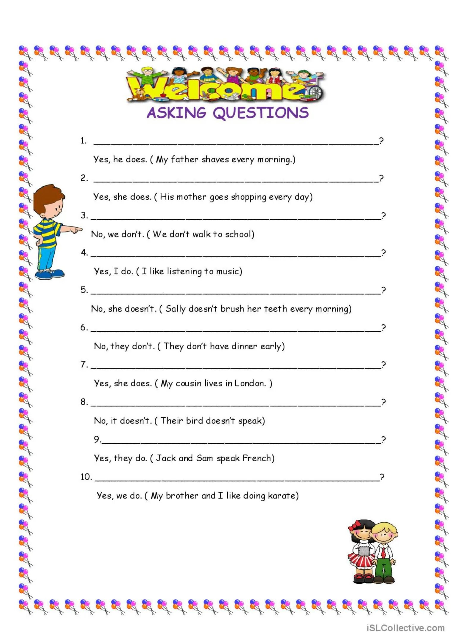 Ask questions to the words in bold. Ask questions worksheets. general questions worksheets. asking questions worksheets. question words worksheets.