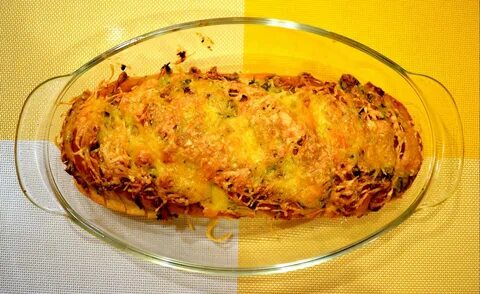 Батон с яйцами в духовке рецепт