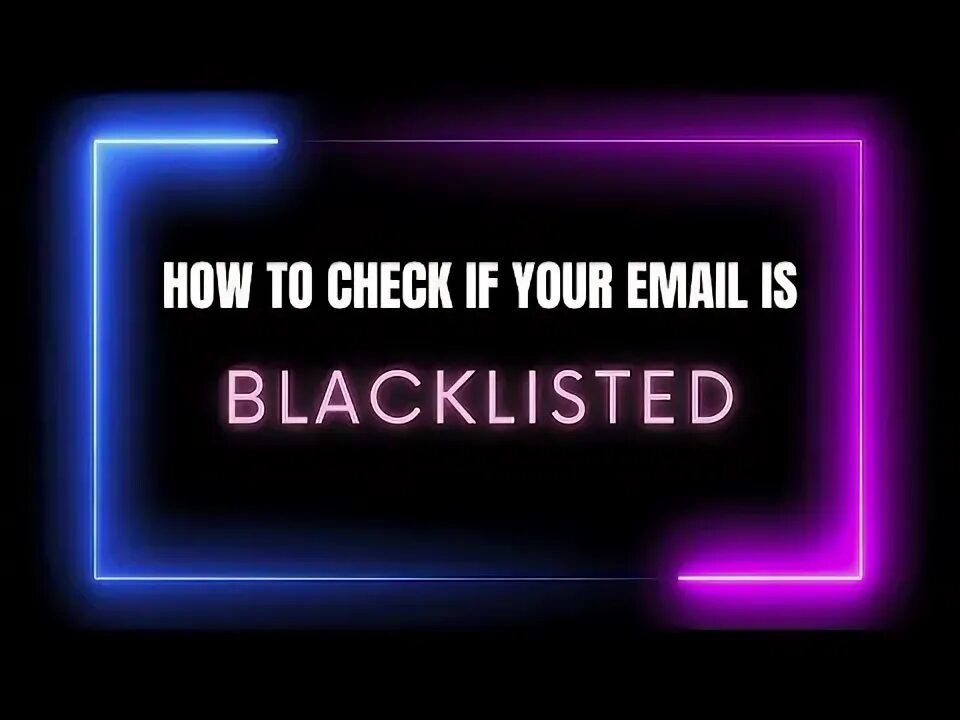 Black list check. Black list check