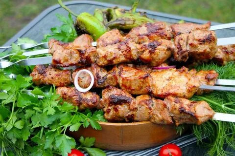 Свиной шашлык мягкий сочный