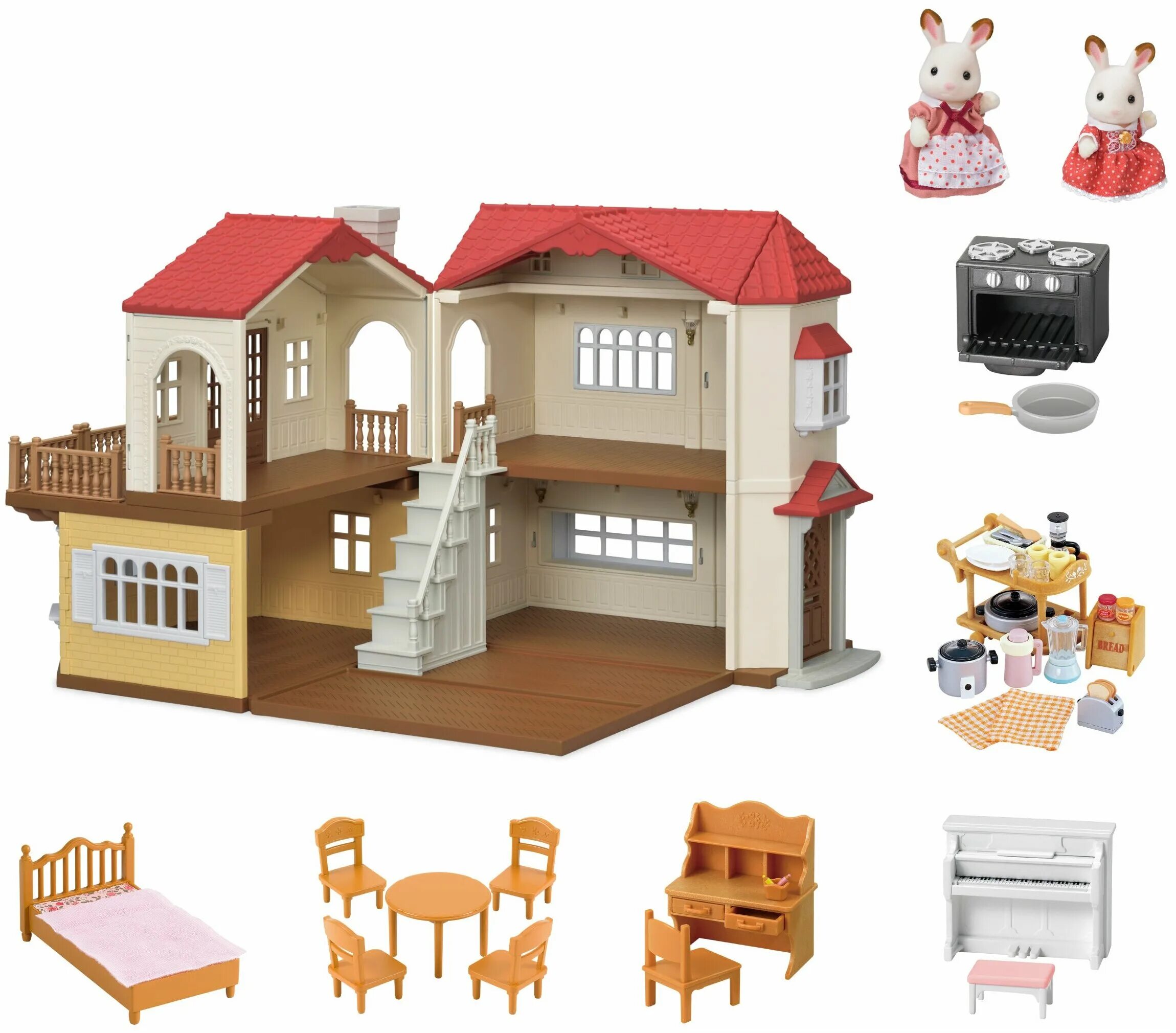 сильвания фэмили дом со светом. набор sylvanian families "большой дом со светом" (2752). сильвания фэмили домик 5302. игровой набор sylvanian families большой дом со светом 2752/4531/5302. сильвания фэмили большой дом.