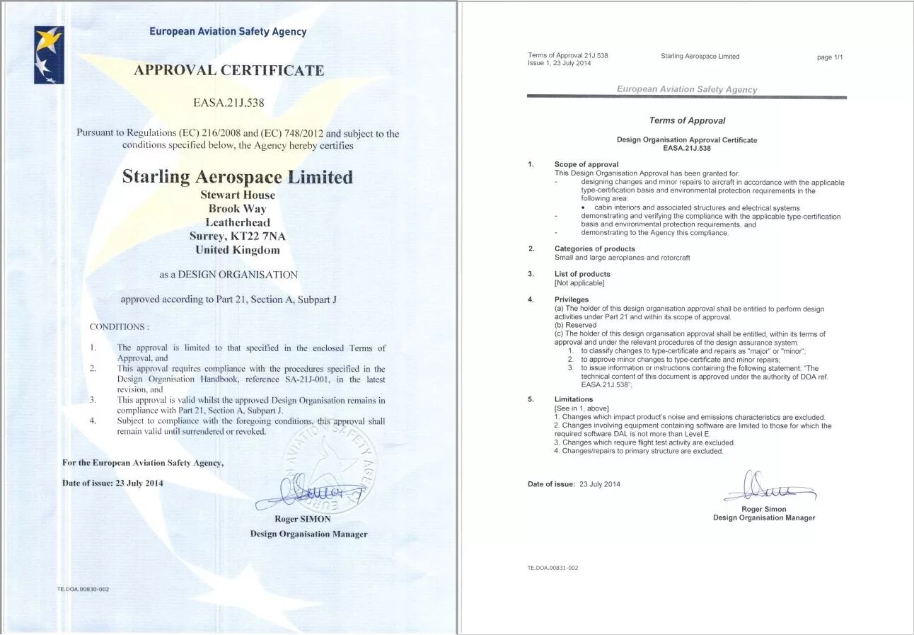 Type certificate. EASA сертификат. EASA Part 21. Сертификат Type approval. Структура EASA.