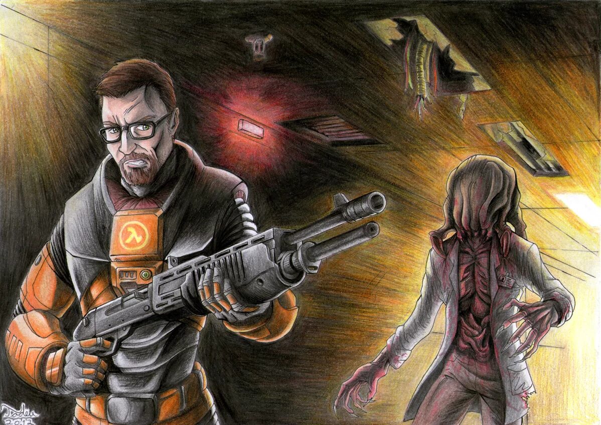 Half life art