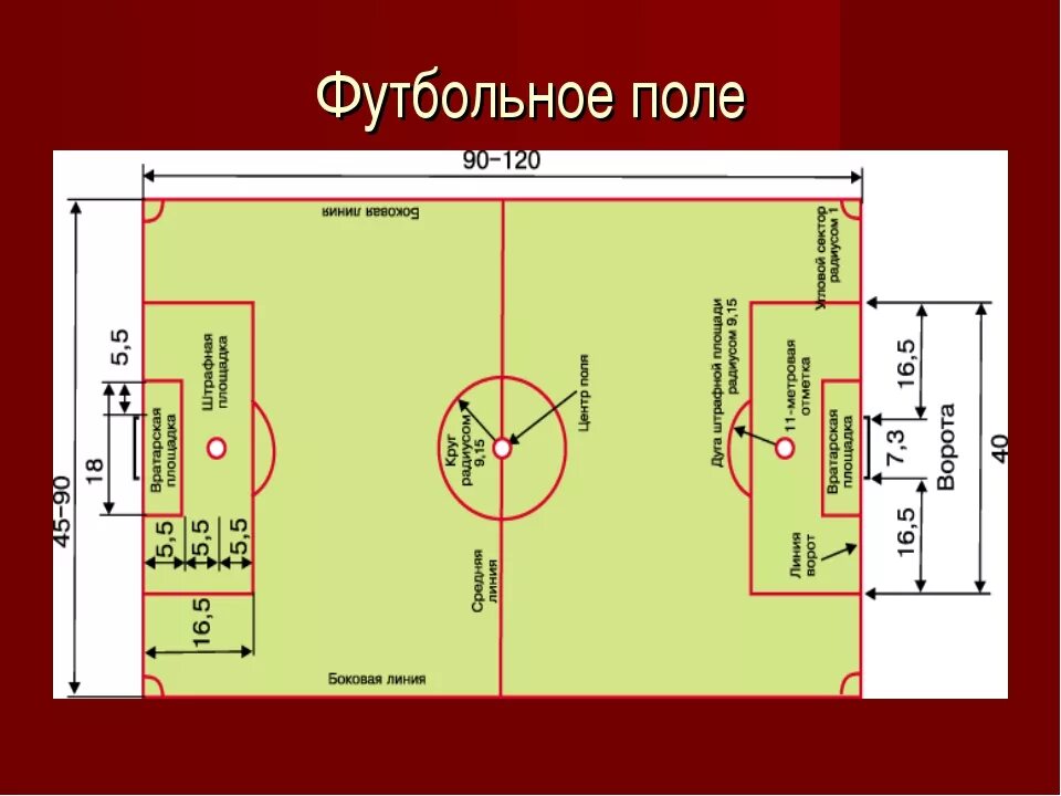 Площадь футбольного поля м2 стандарт. Размеры футбольного поля 8х8 размер. Стандарты разметки футбольного поля. Поля мини футбол razmeri.