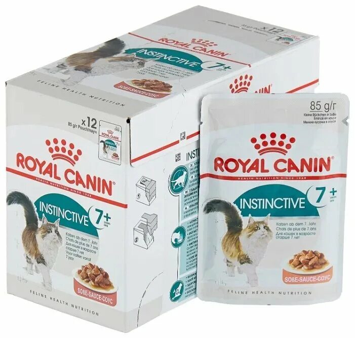 Корм роял кошки 7. Royal canin instinctive 7+. роял канин для кошек влажный корм instinctive. паучи роял канин для кошек инстинктив. royal canin instinctive в соусе.