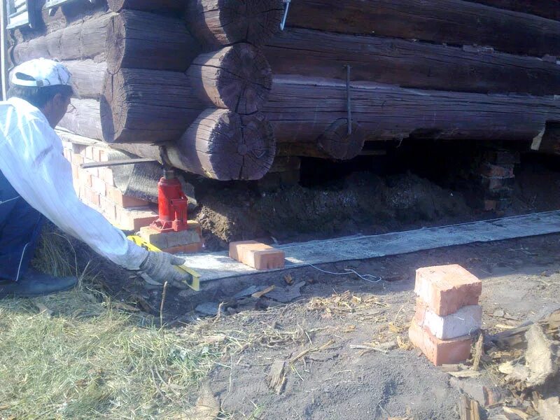 Замена нижних венцов