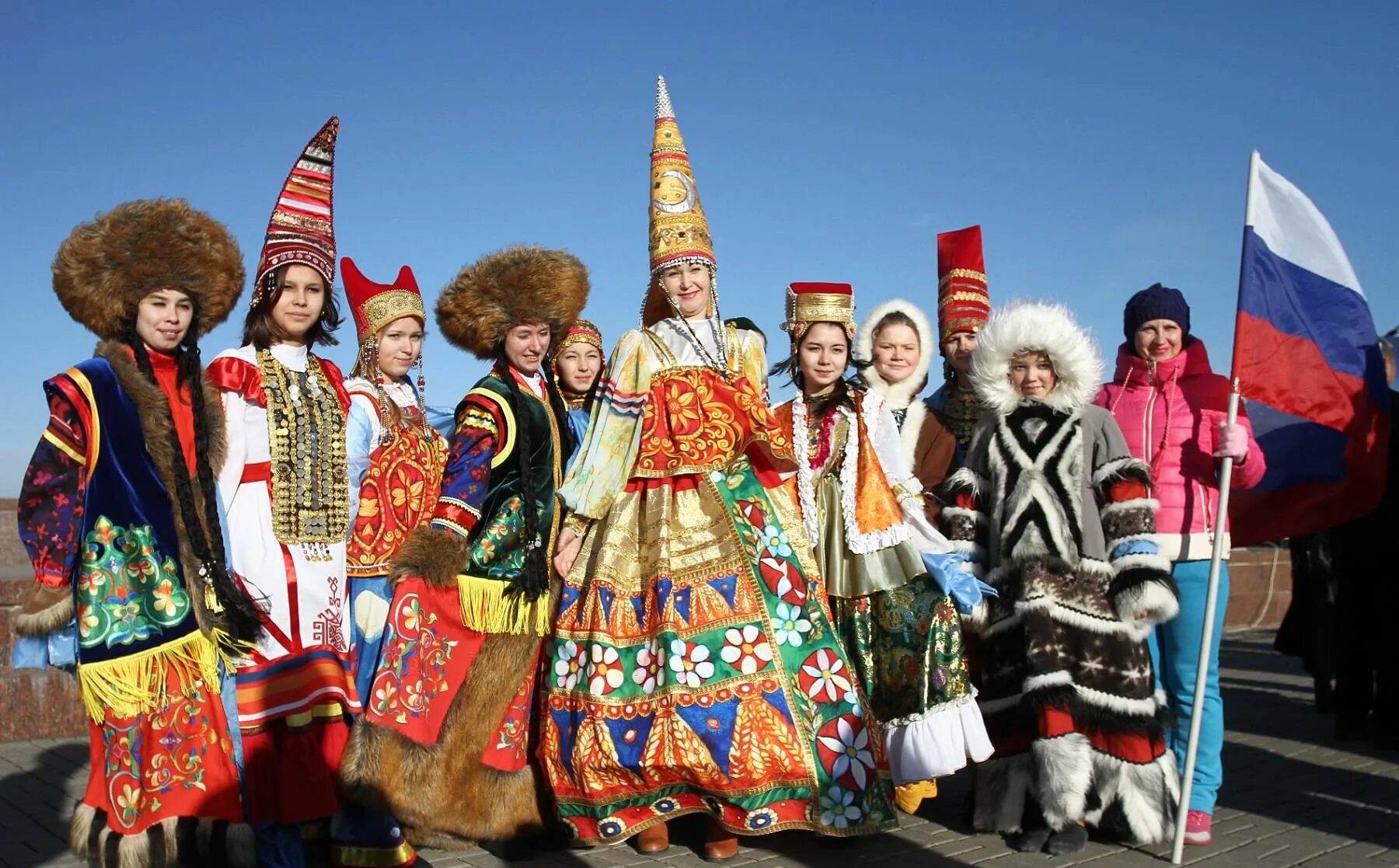 Русская национальная самобытность. Народы России. Многонациональная Россия. Дружба народов России. Разные народы России.