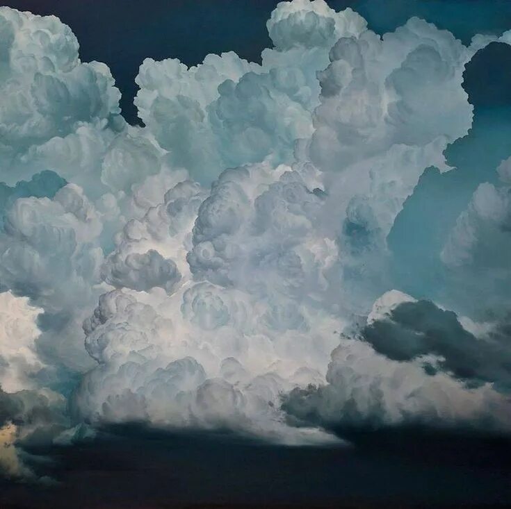 The clouds are in the