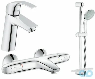 Смесители для раковины с душем grohe