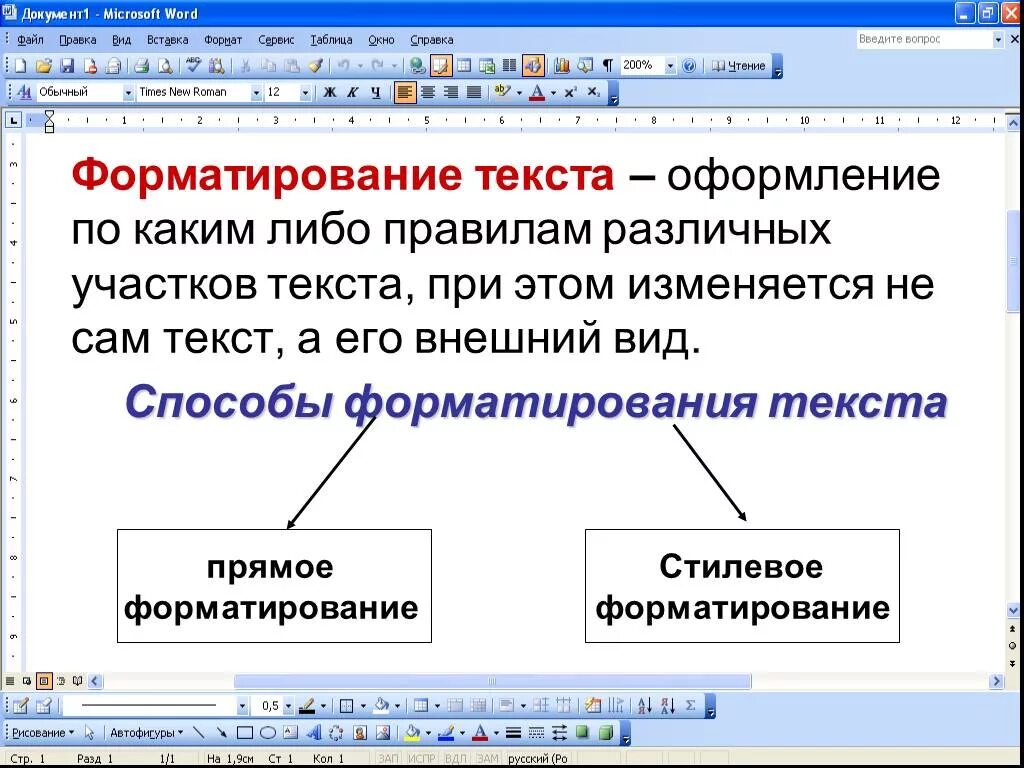 Редактор изменения текста. Формирование текста в MS Word. Форматирование текста в Word. Способы формирования текста. Форматирование текста в редакторе MS Word это.