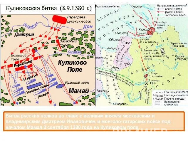 Куликовская битва расположение войск. Поход князя Дмитрия к Дону и Куликовская битва карта. Карта Куликовская битва 1380. Куликовская битва карта ЕГЭ. Карта Куликовская битва 1380 ЕГЭ.