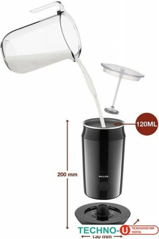 Капучинатор филипс купить. Вспениватель молока Philips ca6500/63 Milk. Вспениватель для молока Philips Milk Twister ca6500/63. Капучинатор Philips ca6500/63. Вспениватель молока для кофемашины Philips.