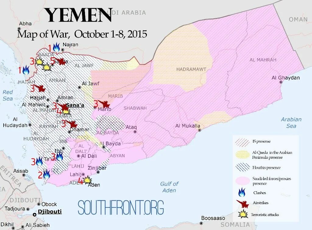 Карта йемена и саудовской аравии. Йемен карта хуситы. Йемен карта боевых действий. Гражданская война в Йемене карта. Конфликт в Йемене карта.