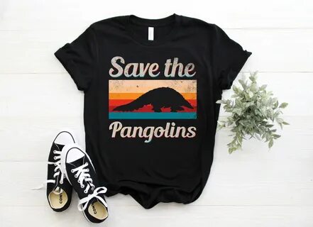 Pangolin animal pangolins lover gift t-shirt, wildlife support animals acti...