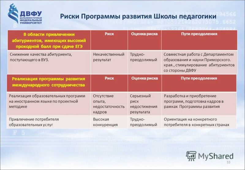 Риски реализации программы. Риски программы развития доу. риски программы развития школы. риски в программе развития образовательного учреждения.