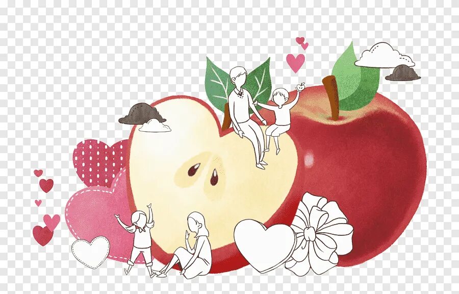 Яблоня любовь. Яблоко сердце. Яблоко в иллюстраторе. Яблоко любви. Яблочная любовь.