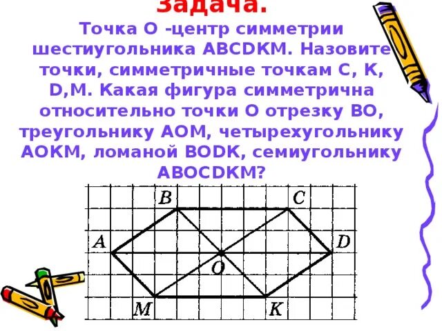 Осевая симметрия задания на готовых чертежах Рабинович задачи на готовых чертежах 7 класс