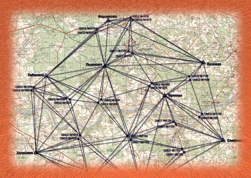 Карта геодезической сети.  Пункты государственной геодезической сети (ГГС),. Пункты геодезических сетей сгущения. Опорная геодезическая сеть пункты опорной геодезической сети. Схема государственной геодезической сети России.