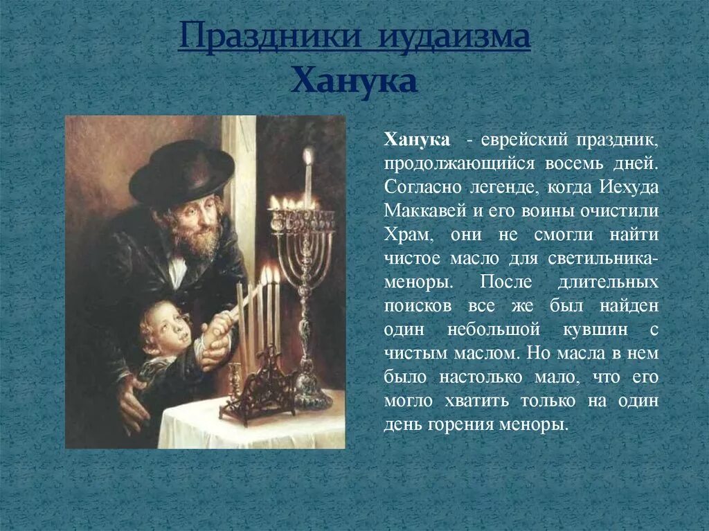 Сообщение об иудаизме